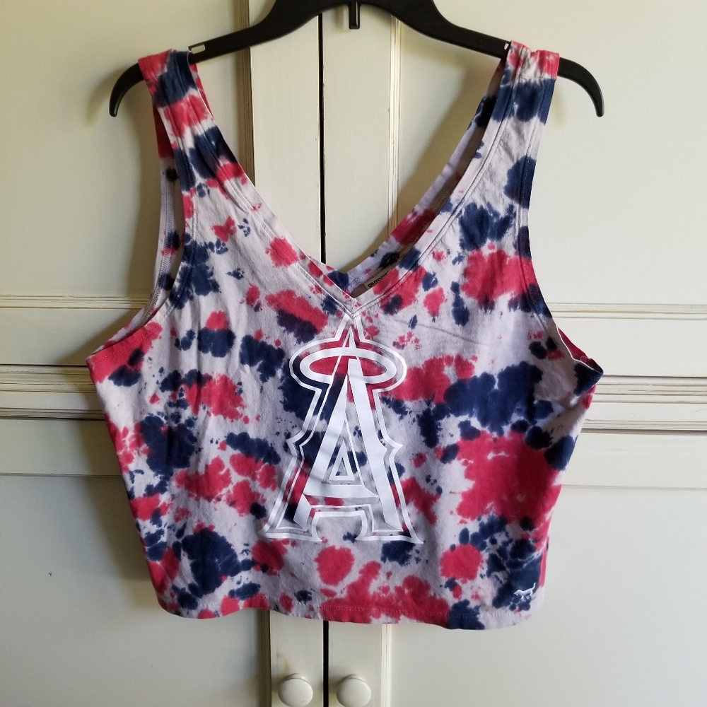 NWOT- PINK Victoria's Secret MLB Angels Tank Top